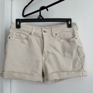 Old Navy Women's Cream Jean Shorts